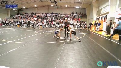 58 lbs Consolation - Colson Beckley, Team Tulsa Wrestling Club vs Nikolas Ortega, Team Tulsa Wrestling Club