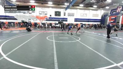 150 lbs Cons. Round 3 - Jonah Botros, Eleanor Roosevelt vs Benson Jiang, Colony