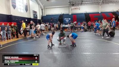 82/92 Round 5 - Reece Vaughn, Lexington Youth Wrestling vs Ryan Wingard, Cane Bay Cobras