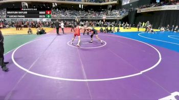 5A 175 lbs Cons. Round 1 - Lucas Fadal, College Station vs Braylen Sayles, Midlothian Heritage