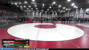 96 lbs Champ. Round 2 - Josiah Deonigi, Mat Demon WC vs Owen Bendele, Washington