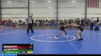 96 lbs Round 4 (6 Team) - Roman Belardo, Minion Black vs Matthew Orbeta, Poway Elite