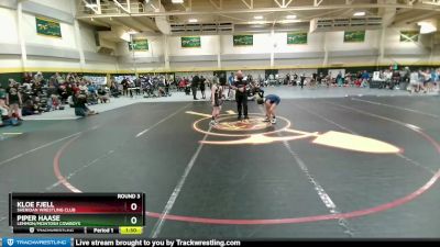 91-100 lbs Round 3 - Kloe Fjell, Sheridan Wrestling Club vs Piper Haase, Lemmon/McIntosh Cowboys