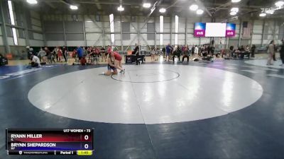73 lbs Cons. Round 6 - Ryann Miller, IL vs Brynn Shepardson, NY