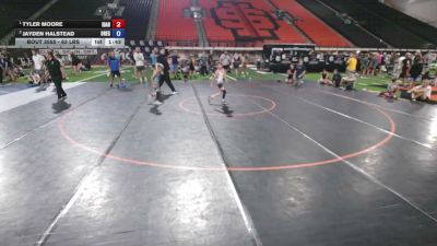 63 lbs Champ. Round 3 - Tyler Moore, Idaho vs Jayden Halstead, Oregon