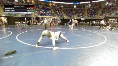 117 lbs Consy Pigtails - Shane Getz, Bethlehem Area vs Gage Samol, Avella