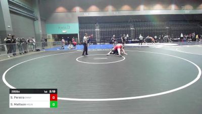 285 lbs Consi Of 16 #2 - Sam Pereira, Simon Fraser vs Shane Mattson, Montana-Northern