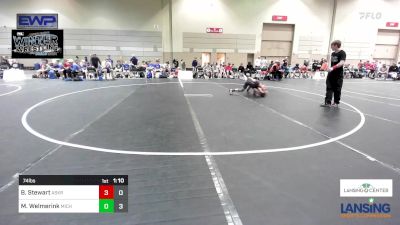 74 lbs Rr Rnd 1 - Brady Stewart, Askren Wrestling Academy - (B) vs Mason Welmerink, Michigan Premier WC - (A)