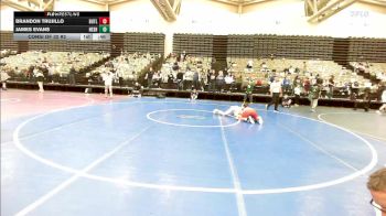 122-H lbs Consi Of 32 #2 - Brandon Trujillo, Butler vs James Evans, Neshaminy