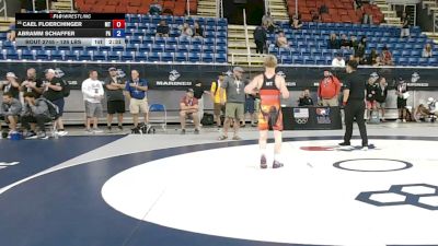 126 lbs Cons. Rd Of 32 - Cael Floerchinger, Montana vs Abramm Schaffer, Pennsylvania