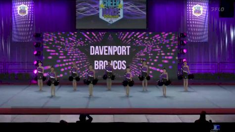 Davenport Broncos [2022 Jr. Peewee Pom Performance] 2022 Pop Warner National Cheer & Dance Championship