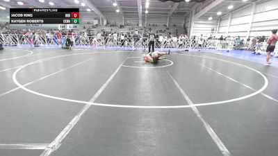 145 lbs Rr Rnd 1 - Jacob King, Indiana Outlaws Yellow vs Kaygen Roberts, CKWA