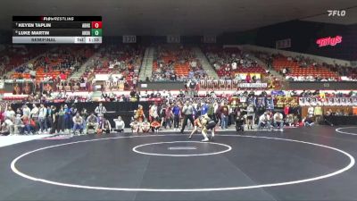 106 lbs Semifinal - Luke Martin, Andale vs Keyen Taplin, Abilene Hs