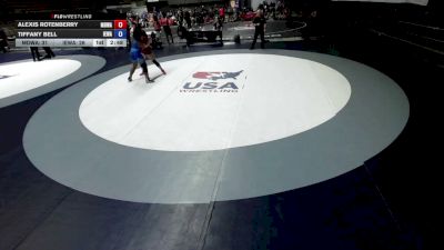 170 lbs Alexis Rotenberry, MDWA - Mount Diablo Wrestling Association vs Tiffany Bell, IEWA - Inland Empire Wrestling Association