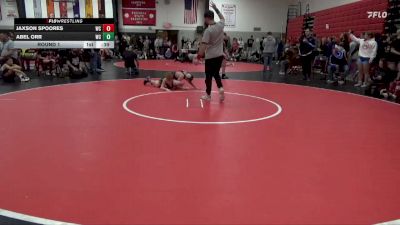 108-119 lbs Round 1 - Jaxson Spoores, Fort Madison Wrestling vs Abel Orr, Champions Wrestling Club