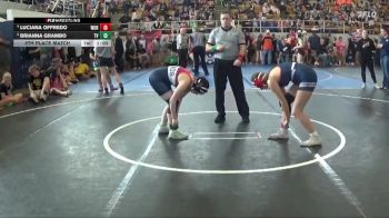 122 lbs 5th Place Match - Luciana Offredo, Worthington vs Brianna Grambo, Teays Valley