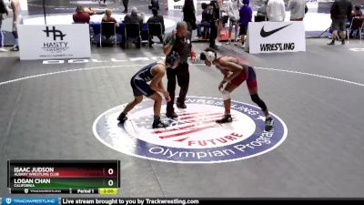 132 lbs Champ. Round 3 - Logan Chan, California vs Isaac Judson, Albany Wrestling Club