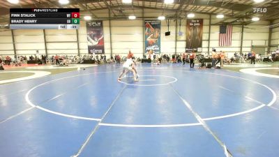 120 lbs Consi Of 64 #2 - Finn Stalick, WY vs Brady Henry, OH