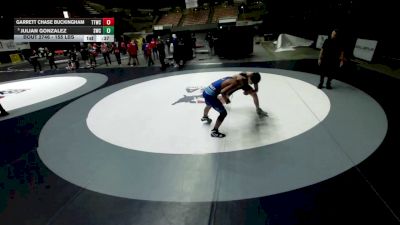 155 lbs 3rd Place Match - Garrett Chase Buckingham, Tulare Titans Wrestling Club vs Julian Gonzalez, Scotsmen Wrestling Club