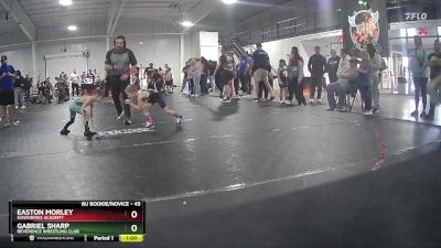 45 lbs Round 5 - Gabriel Sharp, Reverence Wrestling Club vs Easton Morley, NoWorries Academy