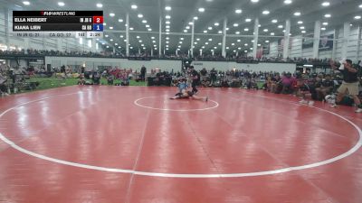 105 lbs Ella Neibert, Indiana Gold vs Kiana Lien, California Gold