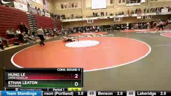 152 lbs Cons. Round 3 - Ethan Leaton, Roseburg vs Hung Le, David Douglas