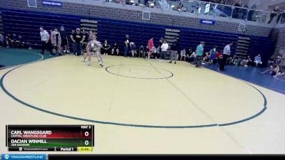 145 lbs Cons. Semi - Carl Wangsgard, Capital Wrestling Club vs Dacian Winmill, 208 Badgers