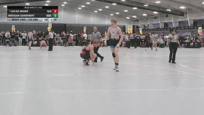 175 lbs Quarters - Brogan Ganshert, Big Game Wrestling Club vs Lucas Maier, Patton Trained