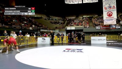 Open Men - 57 lbs Champ. Round 1 - Akal Sahota, Valhalla Wrestling Club vs Benjamin Guthrie, Rodriguez High School Wrestling