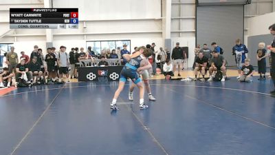 120 lbs Cons. Quarters - Wyatt Carnrite, Poway RTC vs Tayden Tuttle, Nevada Elite Wrestling