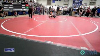 80 lbs Rr Rnd 3 - Logan Cosby, Skiatook Youth Wrestling vs Kade Church, Skiatook Youth Wrestling