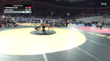 4A/3A/2A/1A Girls 100 Cons. Round 2 - Madeline Allen, Yamhill-Carlton Girls vs Nora Dame, St. Helens Girls