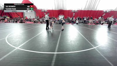 10U Boys - 77 lbs Semis - Michael McCauley, Warrior Youth Wrestling vs Aamon Wineski, RT Elite Wrestling