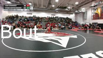 190 lbs Quarterfinal - Ryder Hoffschneider, Chatfield vs Alex Eversman, Brighton