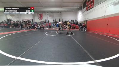 175 lbs Cons. Round 3 - Scott Maxfield, Cedaredge vs Orion Musser, Meeker