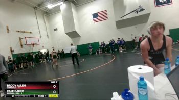 126 lbs Round 5 (6 Team) - Case Baker, Buffalo High vs Brody Allen, Glenrock