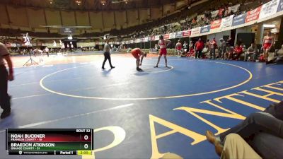 215 lbs Placement (16 Team) - Noah Buckner, Franklin County vs Braedon Atkinson, Orange County