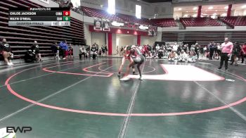 105 lbs Quarterfinal - Chloe Jackson, Comanche High School Girls vs Rilyn O'Neal, Searcy High School