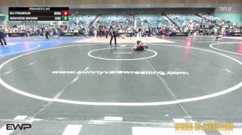 49 lbs 5th Place - Eli Franklin, Mighty Warrior Wrestling Academy vs Grayson Brown, Rising Kingz