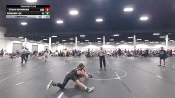 72 lbs Semifinal - Edward Lee, Broad Axe vs Ethan McMahan, All I See Is Gold