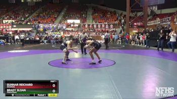 4A 132 lbs Cons. Round 1 - Gunnar Reichard, Baldwin vs Brady Sloan, Frontenac