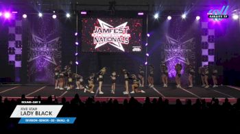 Five Star - Lady Black [2025 L4 Senior - D2 - Small - B Day 2] 2025 JAMfest Cheer Super Nationals