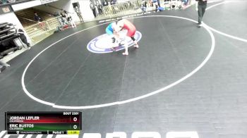 97 lbs 1st Place Match - Eric Bustos, California vs Jordan Lefler, California