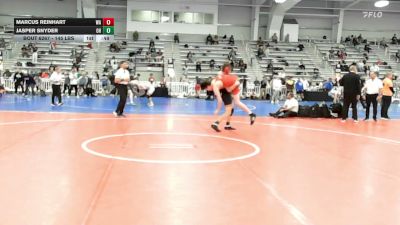 145 lbs Consi Of 32 #1 - Marcus Reinhart, WA vs Jasper Snyder, OH
