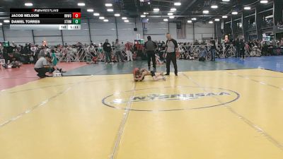 60 lbs Round 3 - 12:30pm Saturday - Jacob Nelson, Ranger Wrestling Club vs Daniel Torres, Terps Xtreme