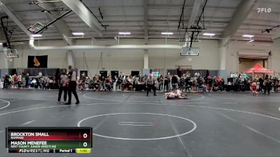 45 lbs Quarterfinal - Brockton Small, Rampage vs Mason Menefee, Kent County Junior Wrestling