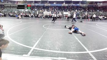 72 lbs Round Of 16 - Sawyer Espinosa, Olathe Raptors WC vs Cayson Delgado, Prime