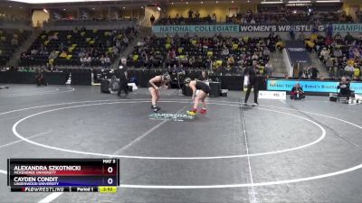 131 lbs Cons. Semi - Alexandra Szkotnicki, McKendree University vs Cayden Condit, Lindenwood University