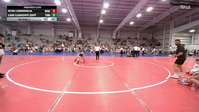 100 lbs Rr Rnd 2 - Ryan Lombreglia, Iron Horse vs Liam Cassioppi Zapf, POWA