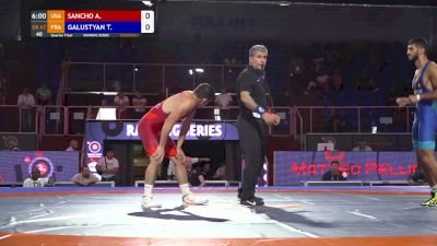 67 kg Quarterfinal - Alejandro Sanch, USA vs Tigran Galustyan, FRA